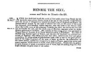 [Gutenberg 46672] • Chronicles of England, Scotland and Ireland (3 of 6): England (3 of 9) / Henrie the Sixt, Sonne and Heire to Henrie the Fift